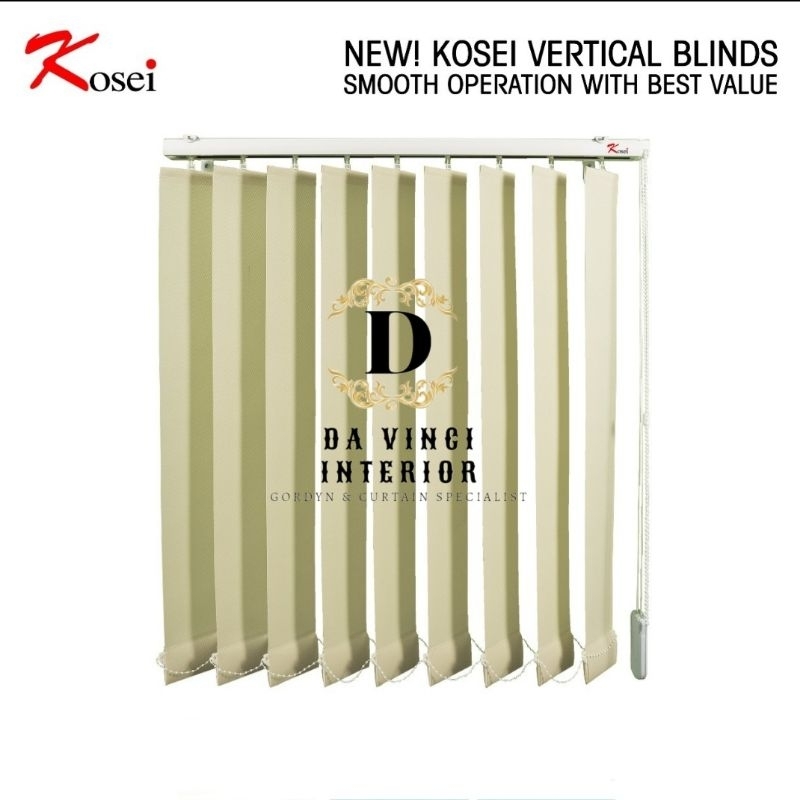 Vertical Blind Kosei Tirai Gorden