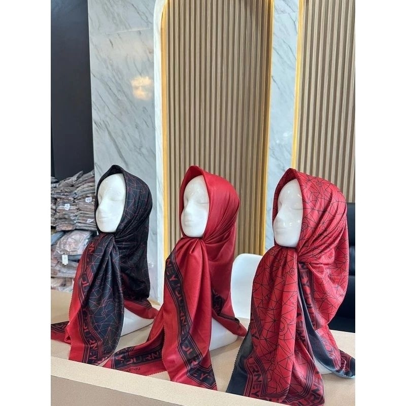 Journey kemerdekaan series / hijab merah /polos merah/journey ori