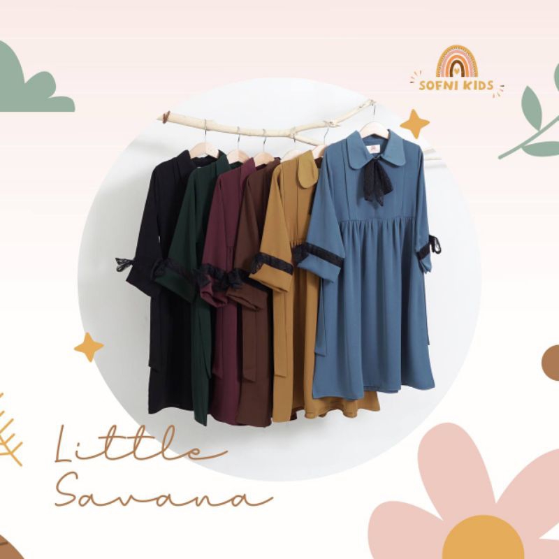 Gamis Anak Little Savana by Sofni | Galery Aisyah bisa Cod