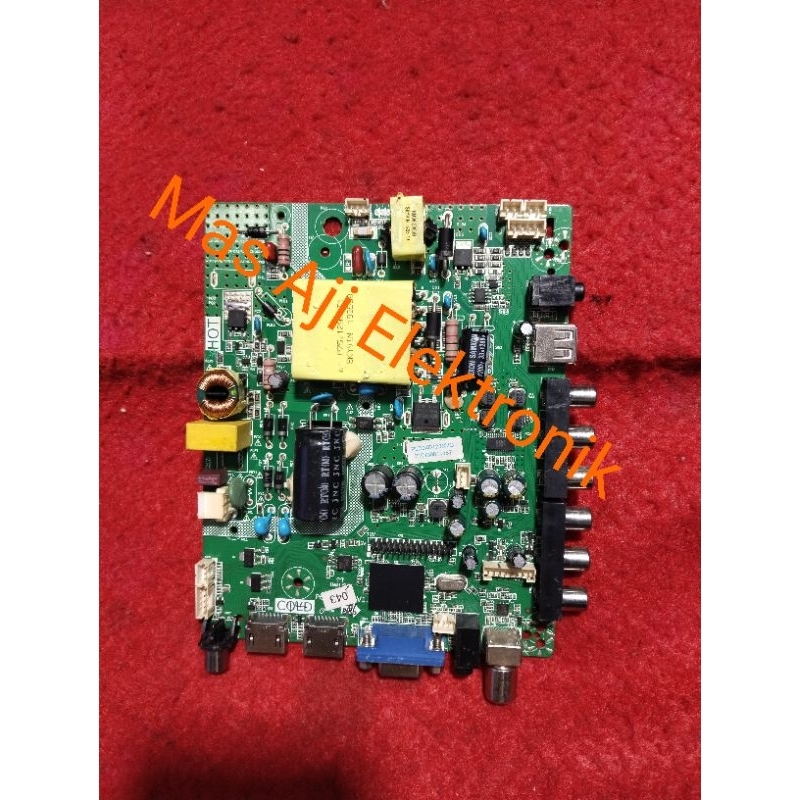 MAINBOARD POLYTRON PLD 24D123N - MOTHERBOARD - MESIN TV POLYTRON PLD24D123NVG