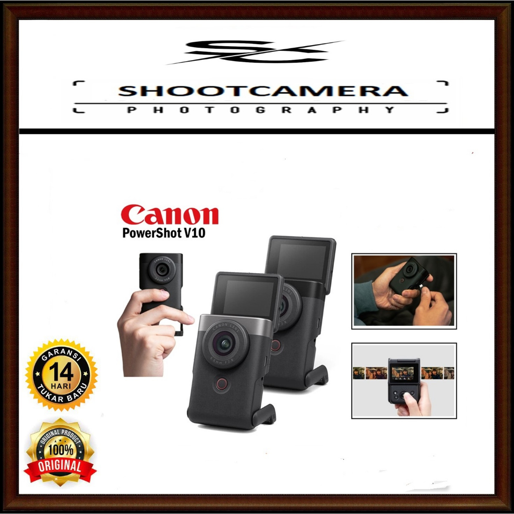 CANON POWERSHOT V10 VLOGGING KAMERA VLOG GARANSI RESMI