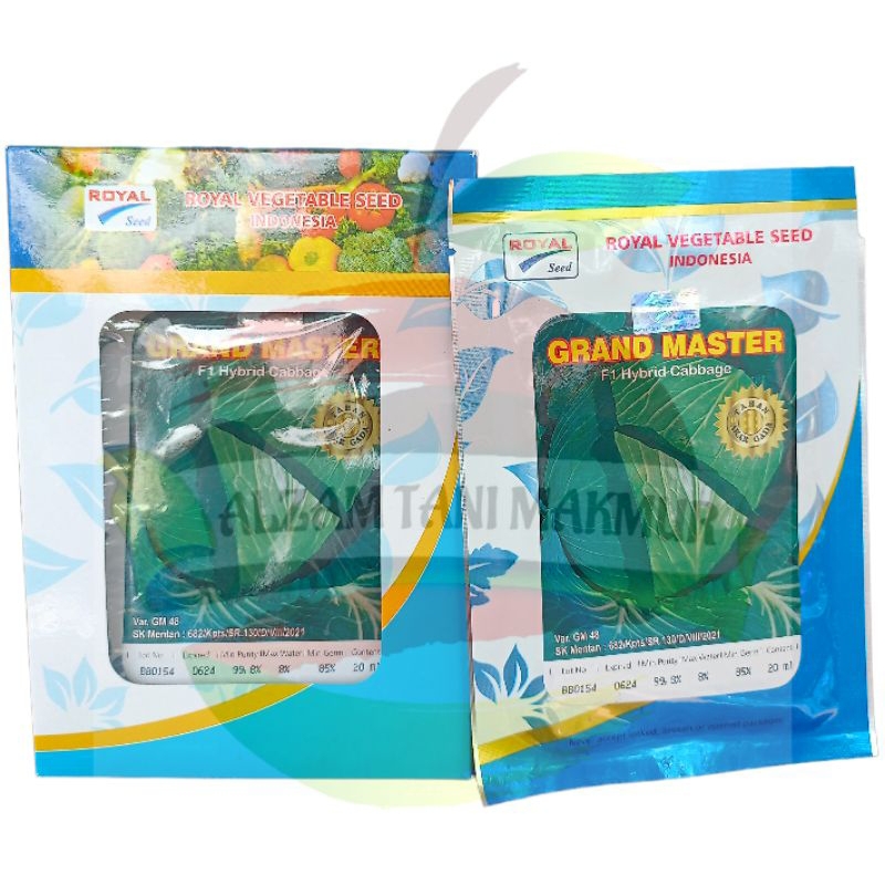Benih Kubis Hibrida GRAND MASTER F1 isi 20 ML ROYAL SEED
