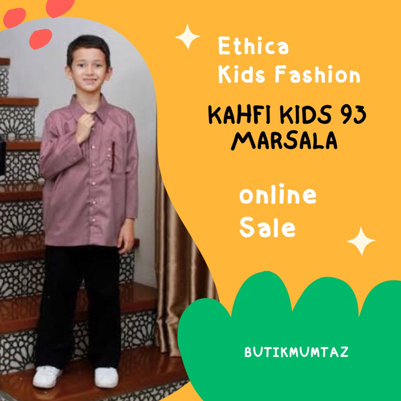 Koko anak Kahfi Kids93 Marsala/Ethica Koko Anak