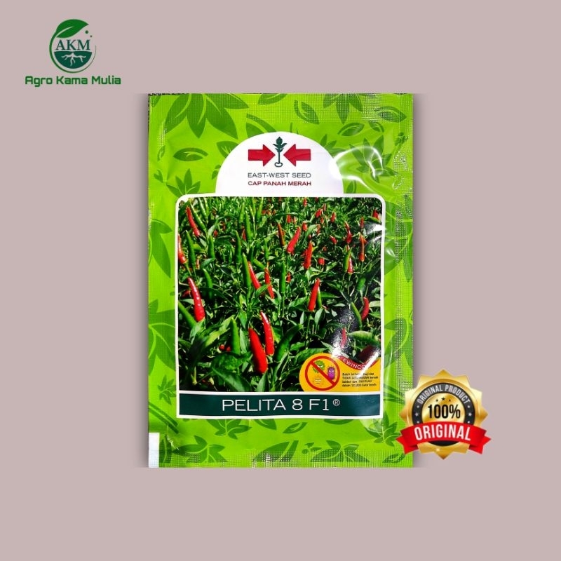 TERMURAH Benih Cabai Rawit Pelita 8 F1 100% ORIGINAL CAP PANAH MERAH