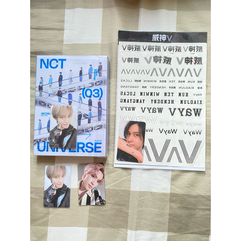 Album Nct Universe 2021 Pc Yangyang universe Pc Hendery Tato Pc Hendery Kick back