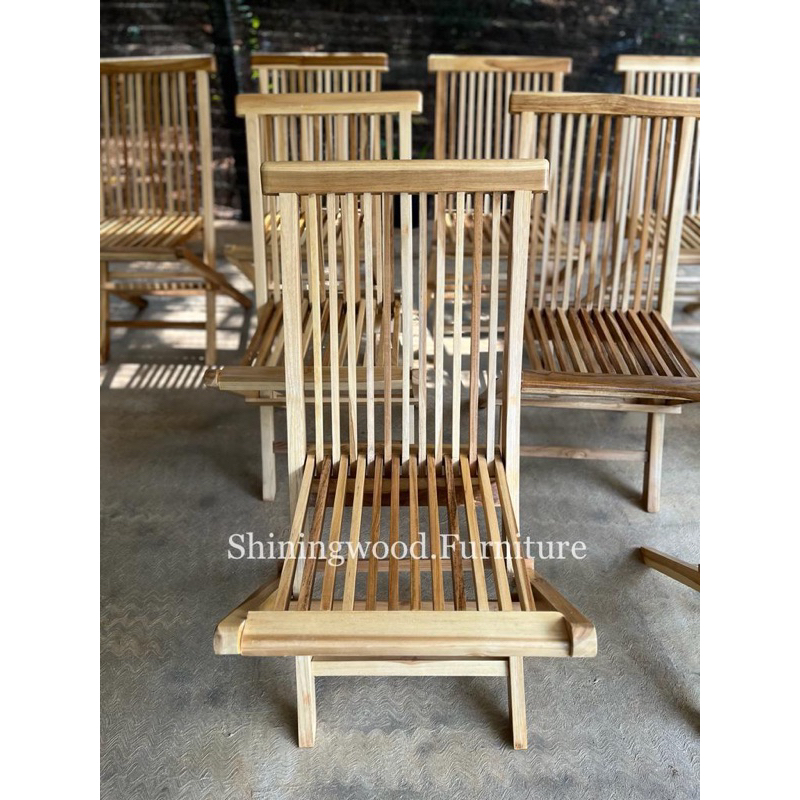 Kursi Lipat Kayu Jati Kursi Lipat Teras Furniture Jepara Kursi Terlaris
