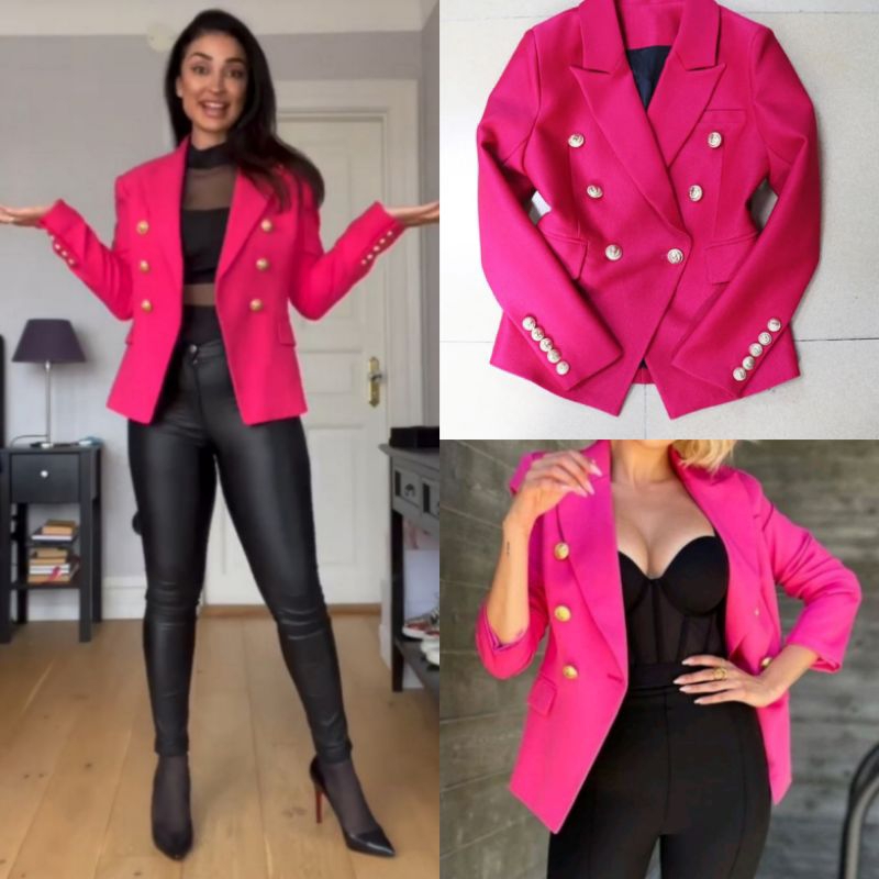 fuschia blazer tag