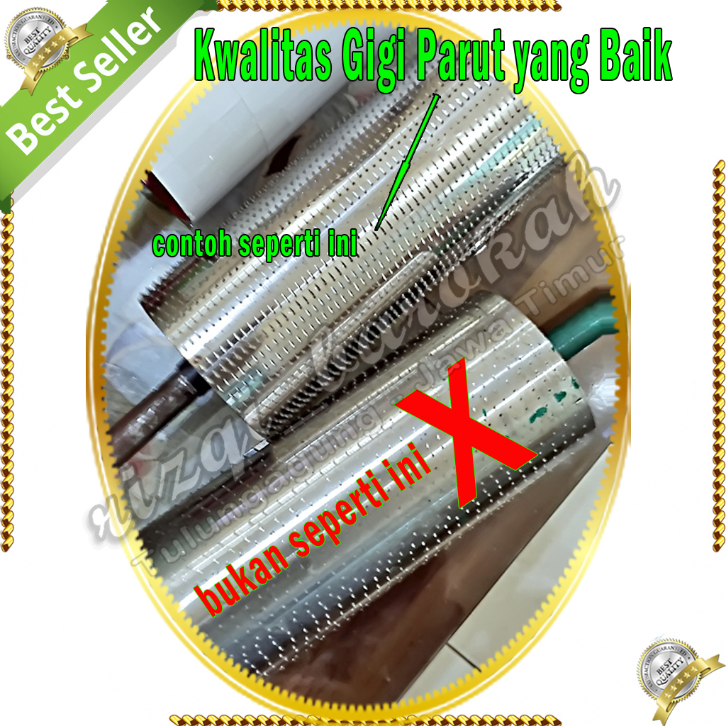 Roll Gigi Parutan Jumbo Mata Parut Kelapa Listrik 3,5 inch Refill Mesin Parutan Kelapa Listrik Premi