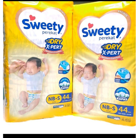 SWEETY BRONZE DRY XPERT NBS 44 BAYI BARU LAHIR POPOK PEREKAT MURAH NEWBORN