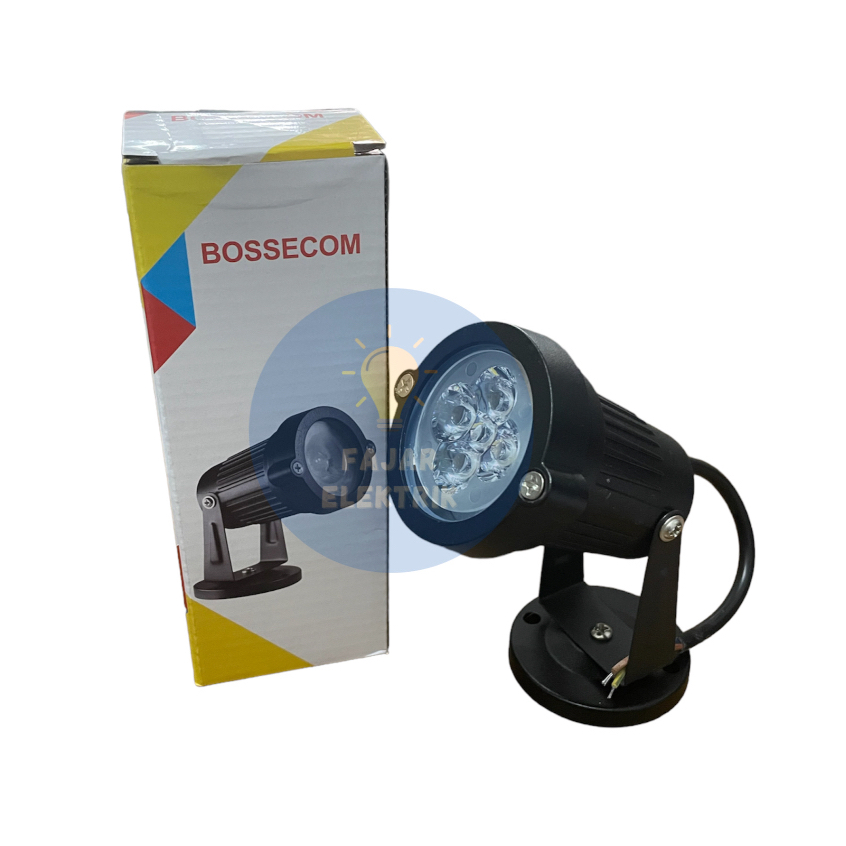 LAMPU TAMAN BE 040 BOSSECOM PIRINGAN LAMPU SOROT 5 WATT 5 MATA