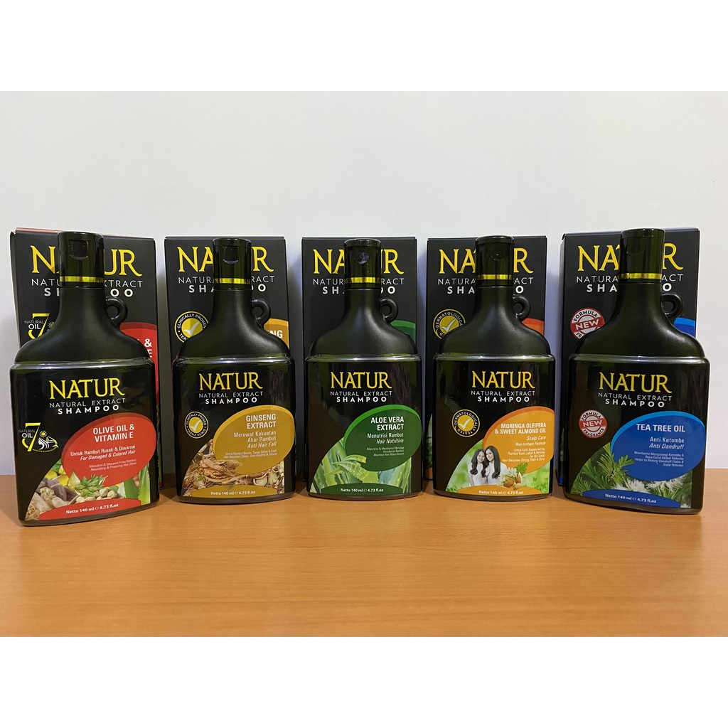 Natur Shampoo / Natur Natural Extract Shampoo - 140ml