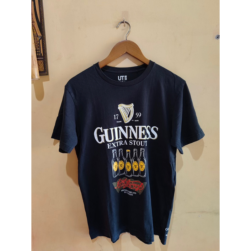 Kaos Tee Shirt Uniqlo X guinness original