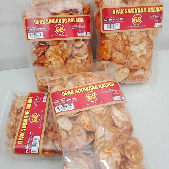 

Opak Singkong Balado 68 Asli Lampung Aneka 150gr