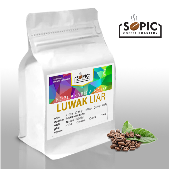 

Kopi Luwak Liar Arabica Gayo 200 gr