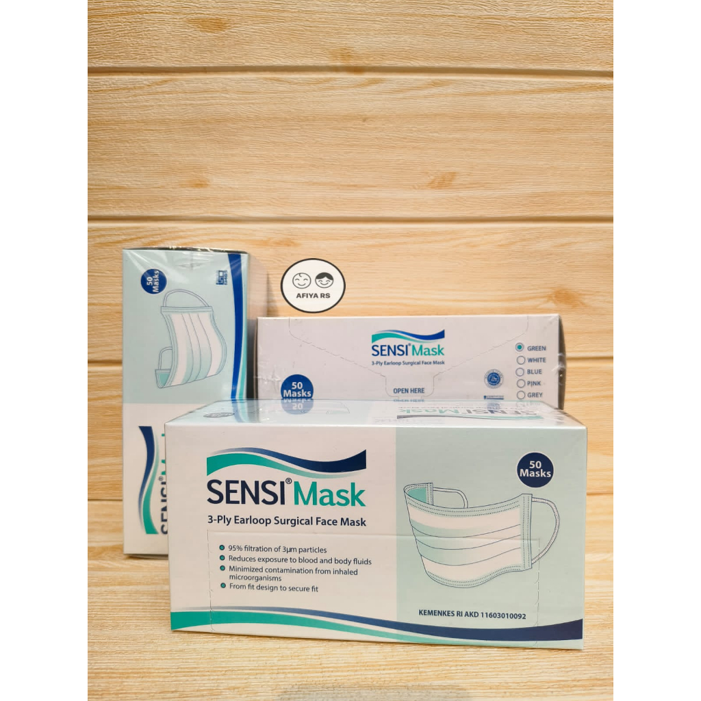 Masker Sensi Earloop Isi 50 Pcs Original Promo