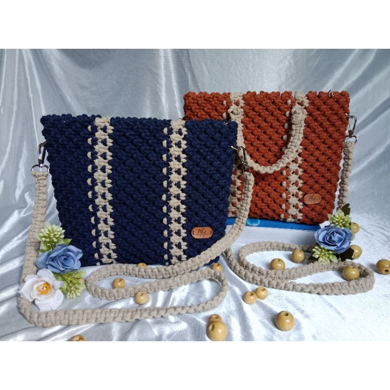 Macrame Market Bag | Macrame Sling Bag | Macrame Hand Bag