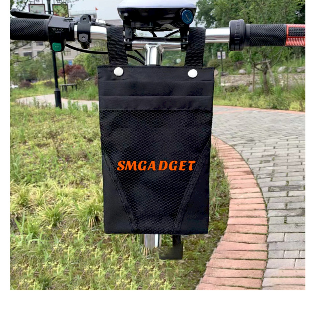 Wildmax Tas Sepeda Depan Electric Bike Front Hanging Bag with Mesh Bag