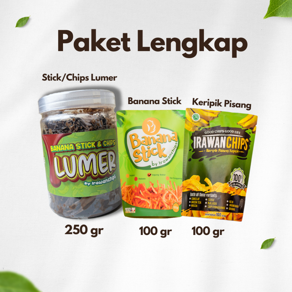 

Paket Lengkap Irawanchips (Lumer+Stick+Chips)