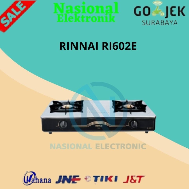 KOMPOR GAS RINNAI RI602E/KOMPOR GAS RI602E/RINNAI RI602E/KOMPOR GAS RINNAI/KOMPOR GAS RINNAI 2 TUNGK