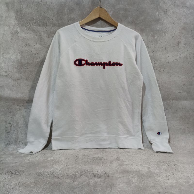 crewneck champion putih