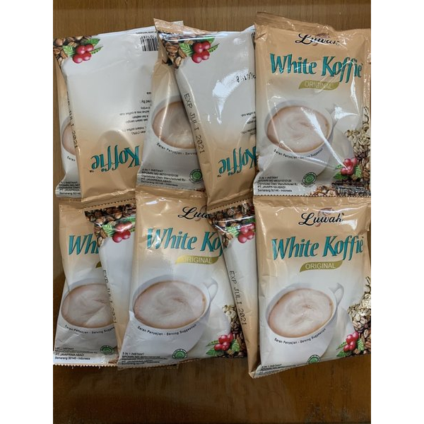 

1 RENCENG KOPI LUWAK WHITE KOFFIE ISI 10 SACHET