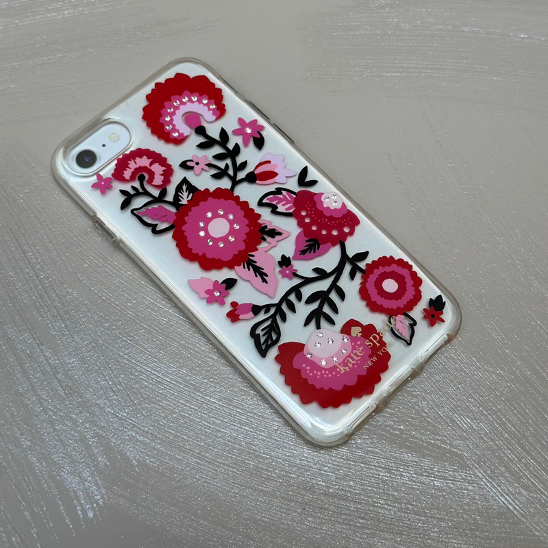 Original Kate Spade Jeweled Garland iPhone Case Protective Hardshell