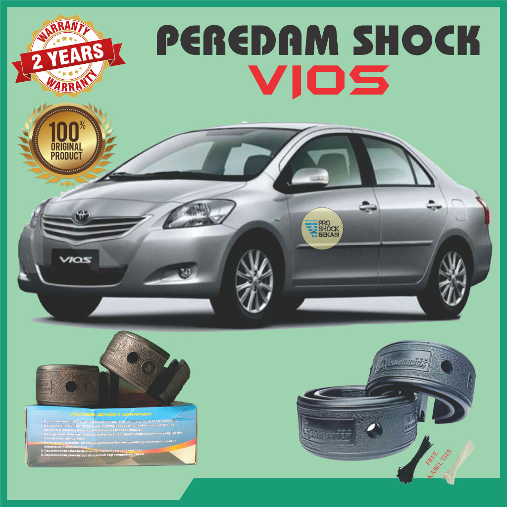 Pro Shock Damper Spring Buffer Stabillizer Peredam Shockbreaker Mobil Toyota Vios