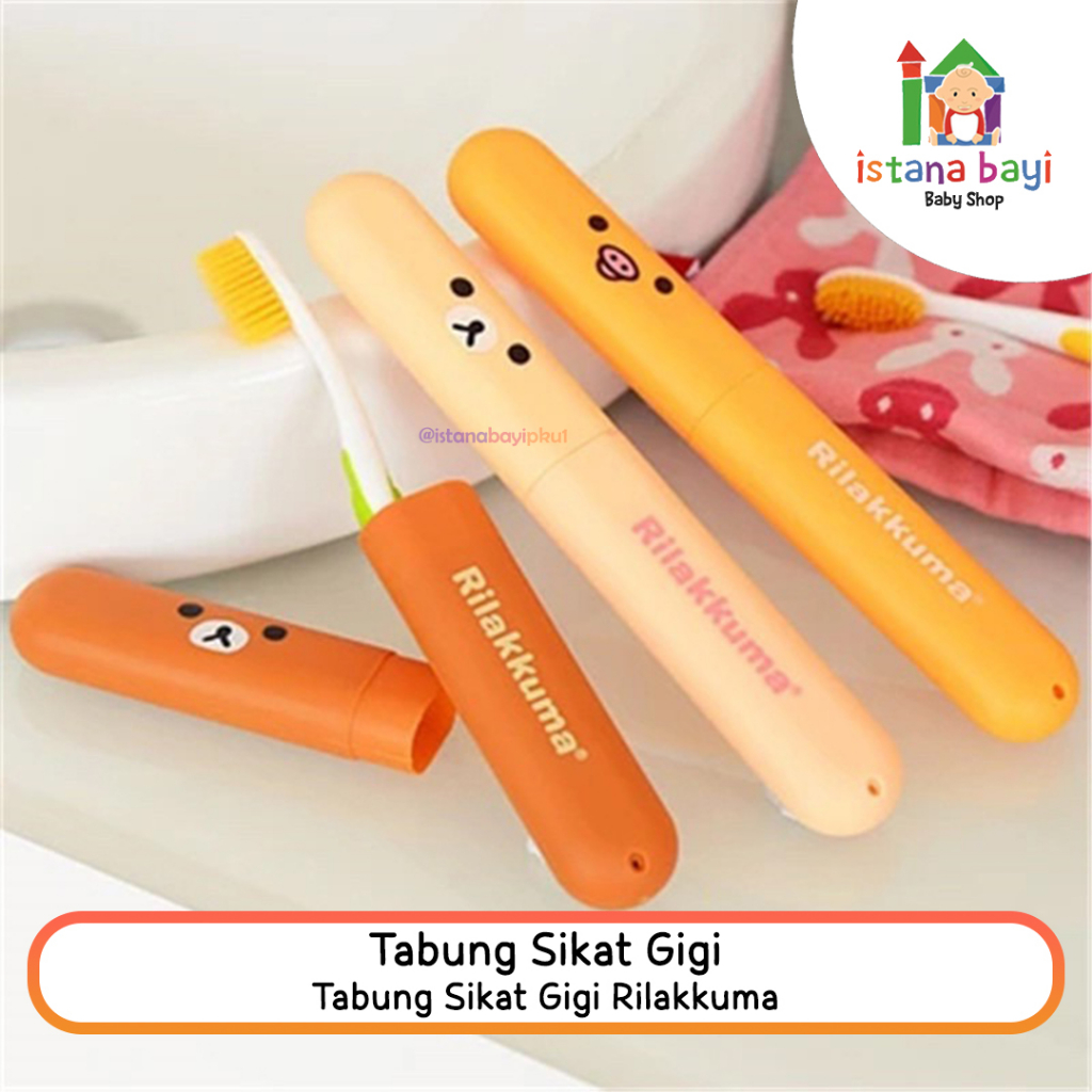 Tabung Sikat Gigi Rilakkuma - Tabung Sikat Gigi - Penyimpanan Sikat Gigi