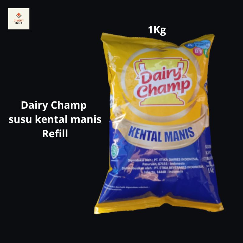 

Dairy Champ 1Kg Bag Krimer Kental Manis Refill