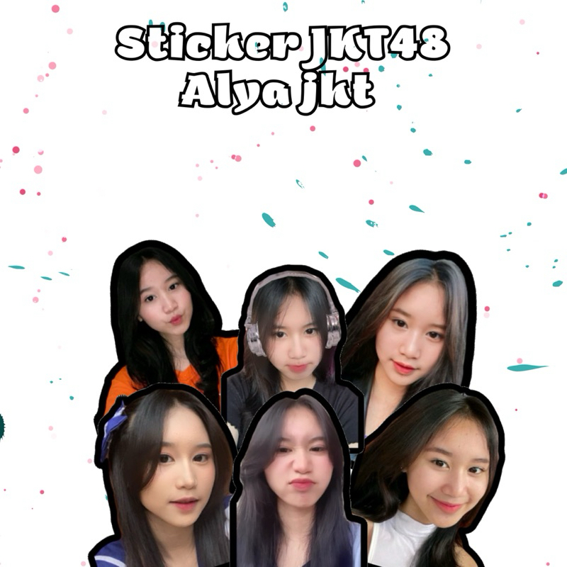 Sticker ALYA JKT48 WOTA