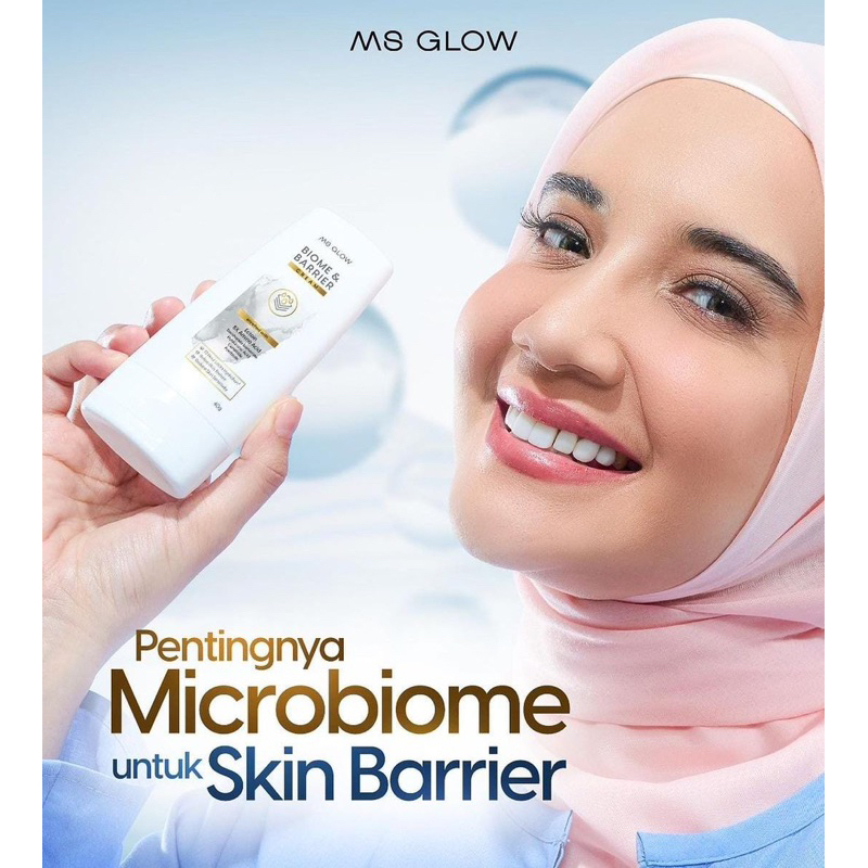 MS GLOW BIOME &amp; BARRIER CREAM ENRICHED WITH ECTOIN 8X AMINO ACID