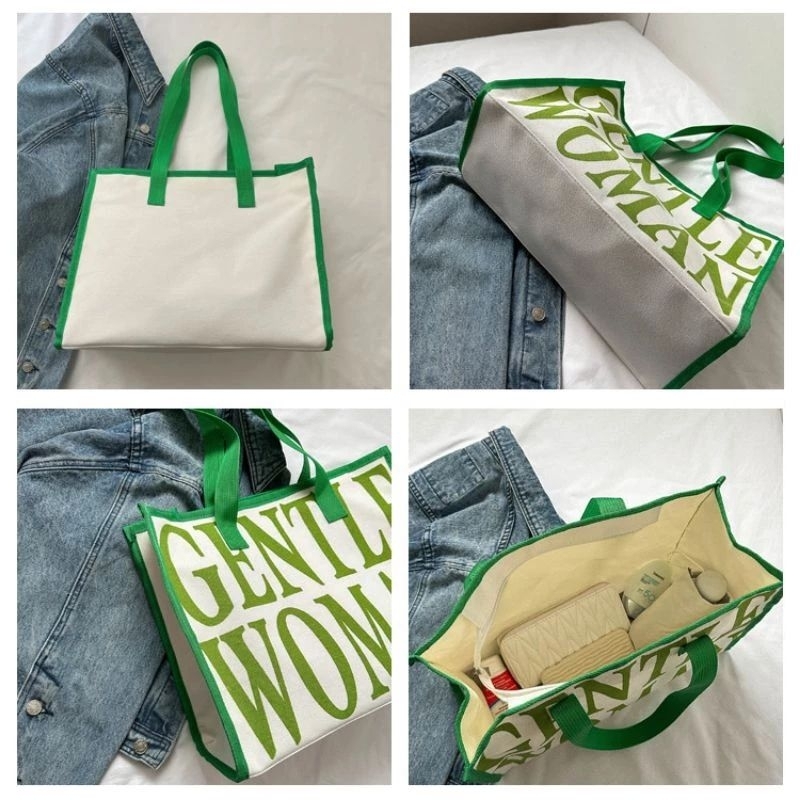 TOTE BAG GENTLE WOMAN BESAR / TAS WANITA / TAS TENTENG TAS SAMPING