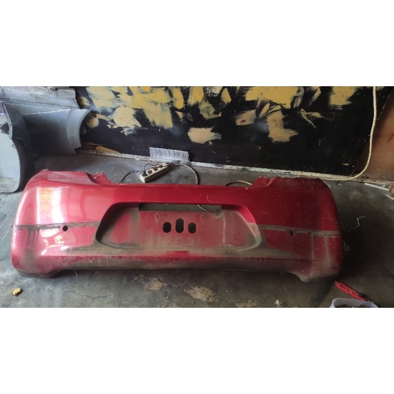 bemper belakang mirage lama sekond original