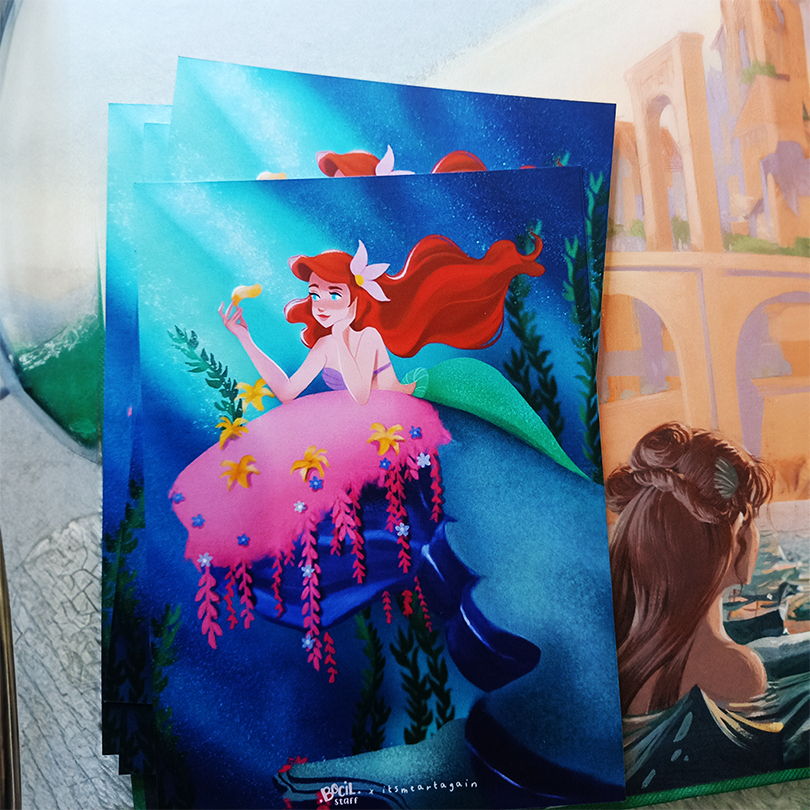

[bocil.staff] Little Mermaid Ariel 1989 Art Print | kartu ucapan | gift card | kartu gambar | kartu ucapan hadiah | thankyou card | merch disney