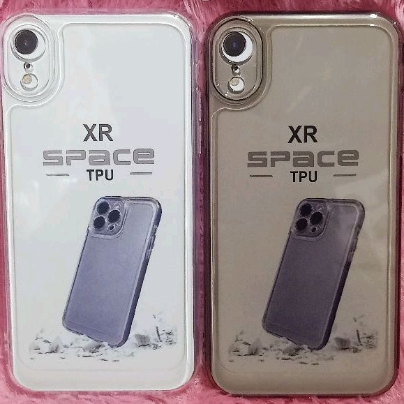 Soft Case Original Space Transparan IPHONE XR Silikon+Protec Camera