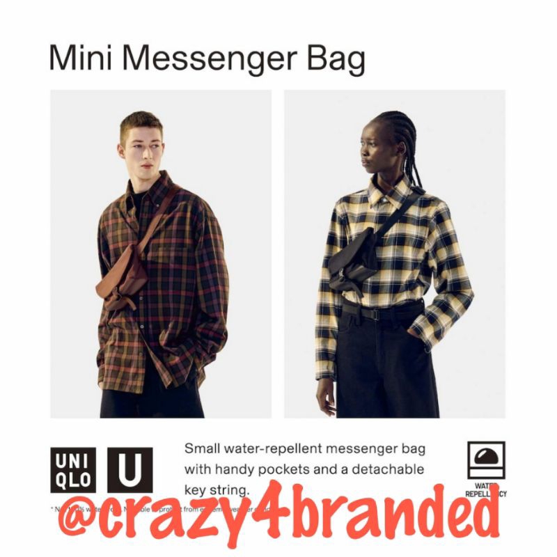 Uniqlo U by Christophe Lemaire Mini Messenger Bag or Pocketable 2Way Bag