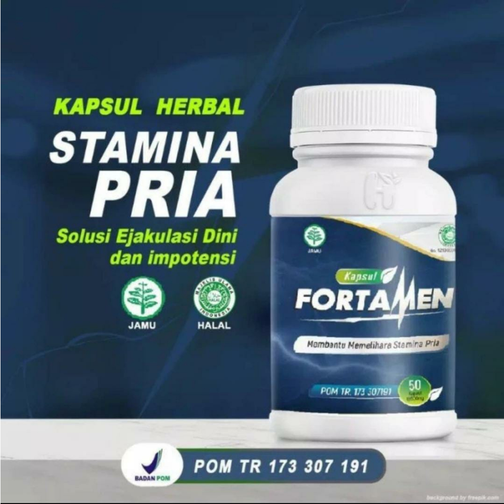 Fortamen Original Obat Penambah Stamina Pria Herbal