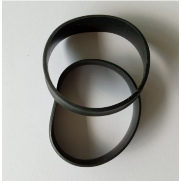 gelang karet gelang silikon polos - Hitam