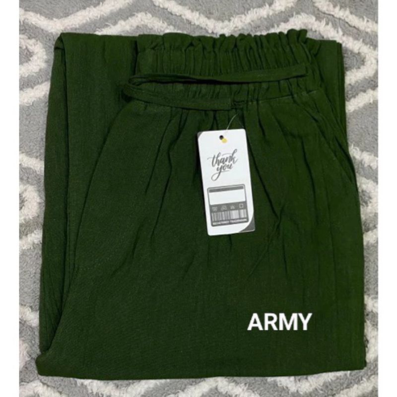 Haruka pants celana wanita 7/9 murah. Bahan Premium Size Standar, Jumbo, Super Jumbo