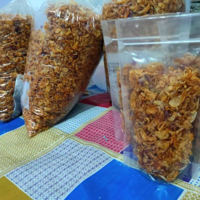 

Bawang goreng asli tanpa campuran tepung