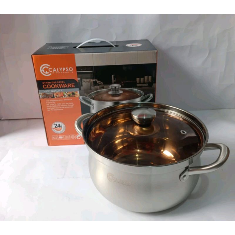 (PROMO)CALYPSO panci sup soup pot Calypso / panci kuah stainless steel SUS430