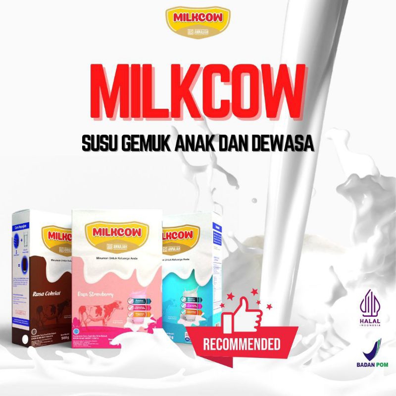 

Milkcow Susu Penggemuk Badan No.1 / Susu Tinggi Kalsium dan Protein / Susu Gemuk Untuk Anak dan Dewasa 500g