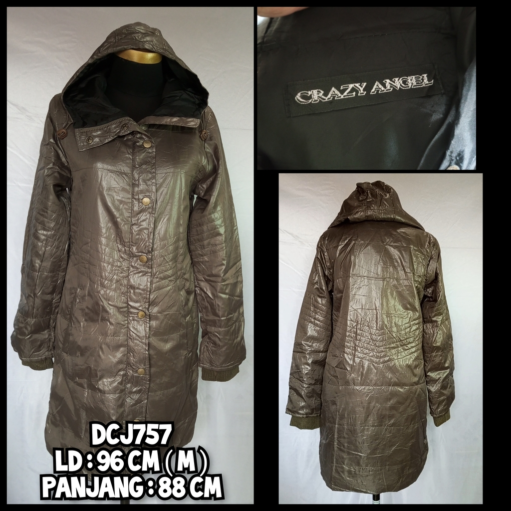 Jacket Hoodie Unisex Preloved Second CRAZY ANGEL DCJ757