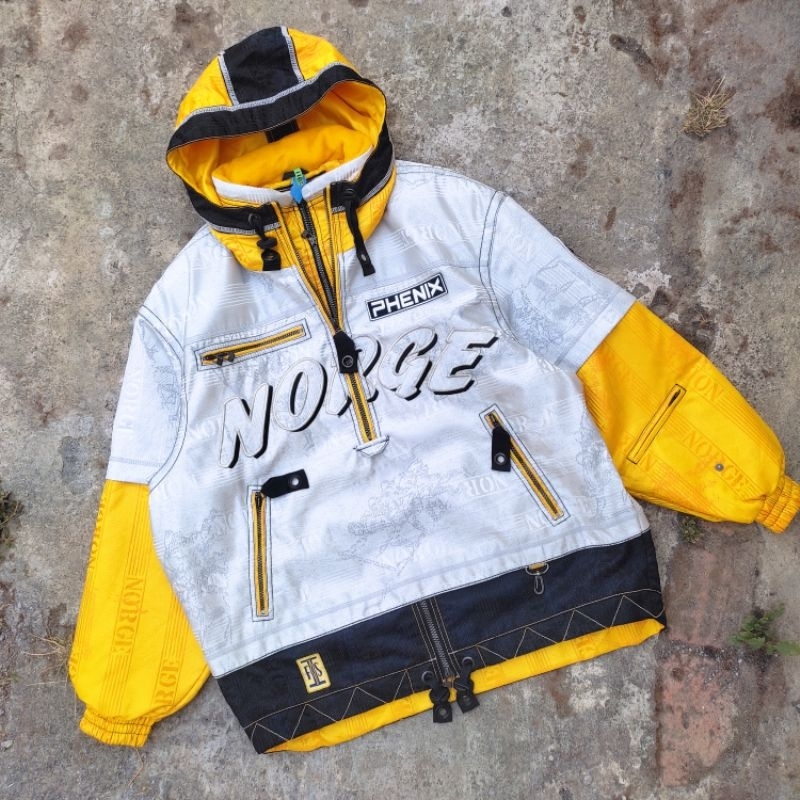 jacket snowboard phenix norge vintage like new cakep banget