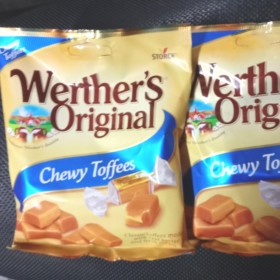 

Permen caramel/Werther's original chewy tofees caramel candy 80 gr