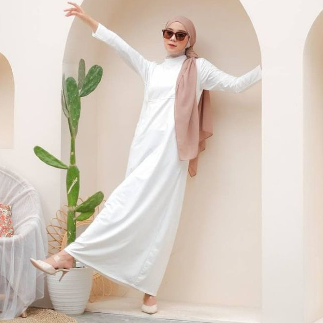 Manset Gamis Kaos Lengan Panjang / Dalaman Gamis Kaos Lengan Panjang