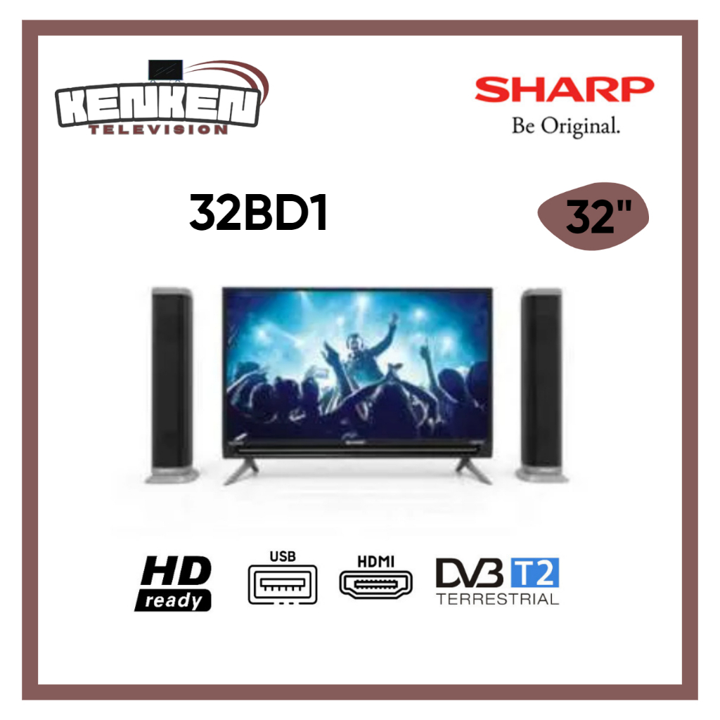 TV LED Digital 32BD1 LED Sharp 32 Inch Digital TV