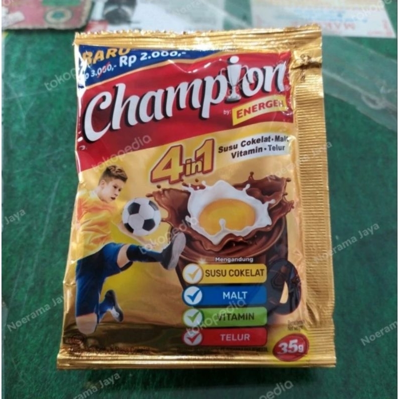 

Susu bubuk Champion energen sachet