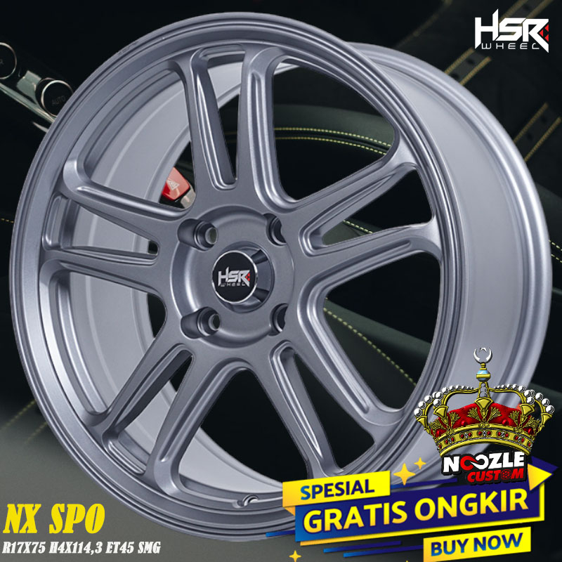 Promo Velg HSR Ring 17 Baut 4 Pelek HSR Terbaru R17 untuk Mobil Xenia Avanza Kijang