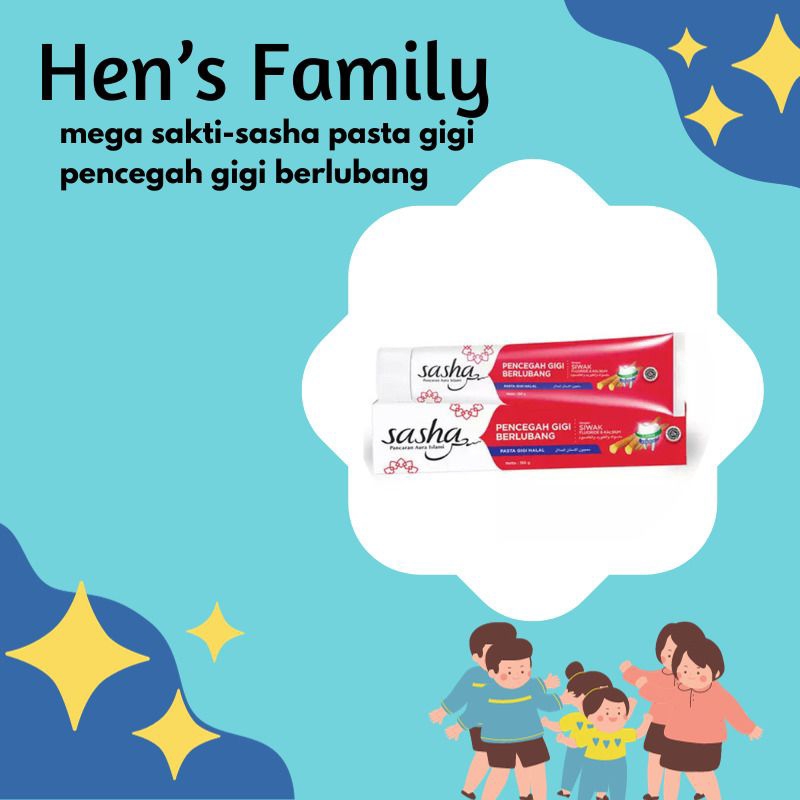 mega sakti-sasha pasta gigi pencegah gigi berlubang